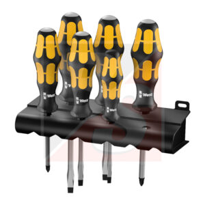 WERA Schraubendrehersatz Kraftform, 6-tlg.